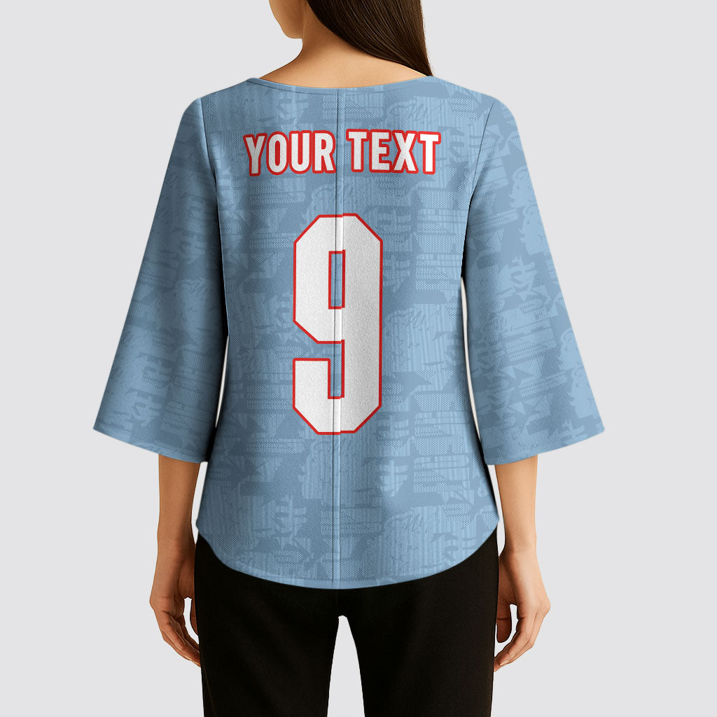 England National Football Custom Kimono Sleeve Blouse Lions Roar 2026 Glory