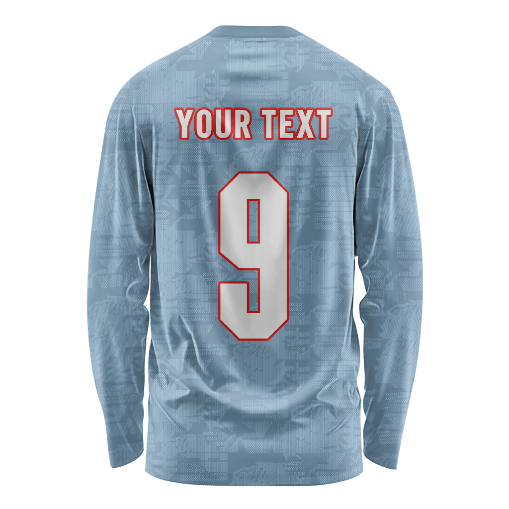 England National Football Custom Long Sleeve Shirt Lions Roar 2026 Glory