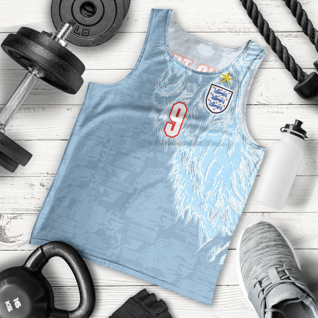 England National Football Custom Men Tank Top Lions Roar 2026 Glory