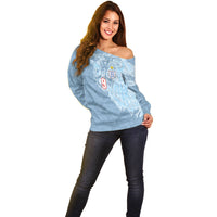 England National Football Custom Off Shoulder Sweater Lions Roar 2026 Glory
