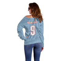 England National Football Custom Off Shoulder Sweater Lions Roar 2026 Glory