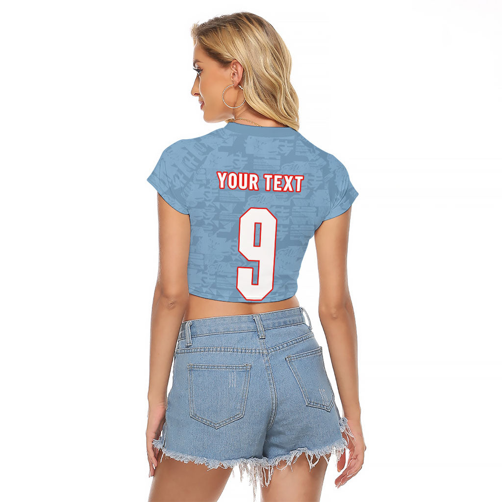 England National Football Custom Raglan Cropped T Shirt Lions Roar 2026 Glory