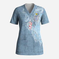 England National Football Custom Scrub Top Lions Roar 2026 Glory