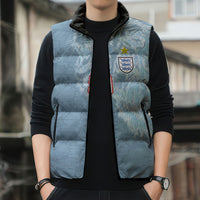 England National Football Custom Sleeveless Puffer Jacket Lions Roar 2026 Glory