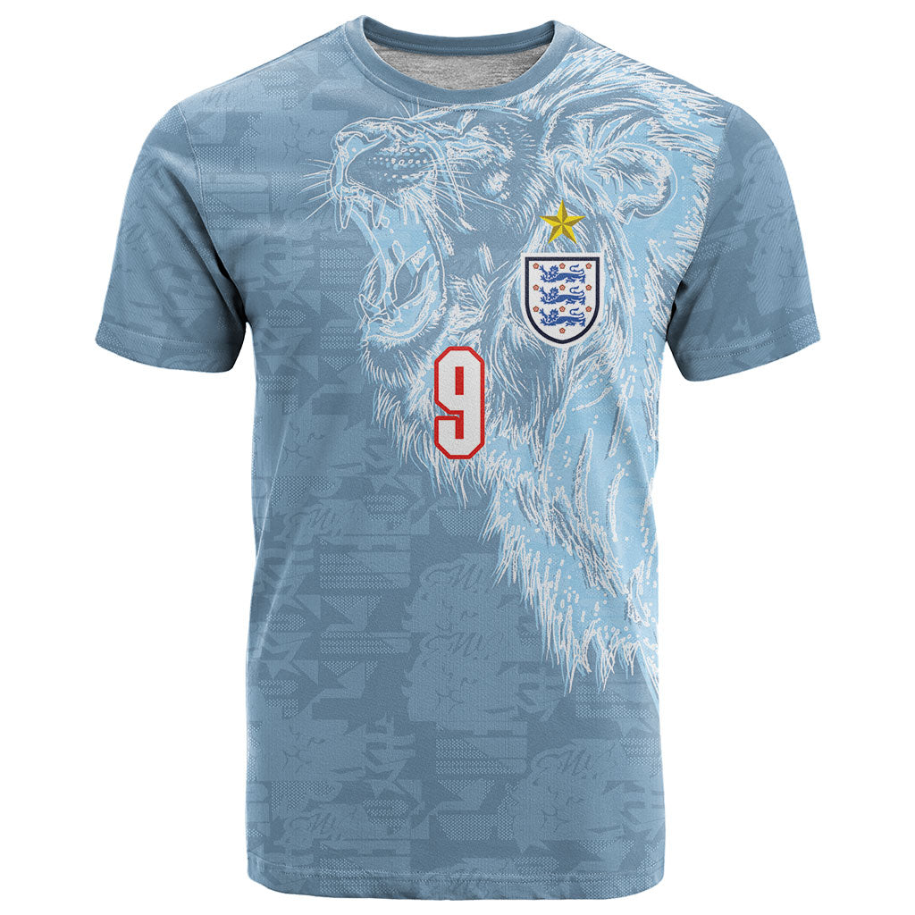 England National Football Custom T Shirt Lions Roar 2026 Glory