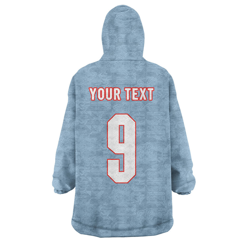 England National Football Custom Wearable Blanket Hoodie Lions Roar 2026 Glory