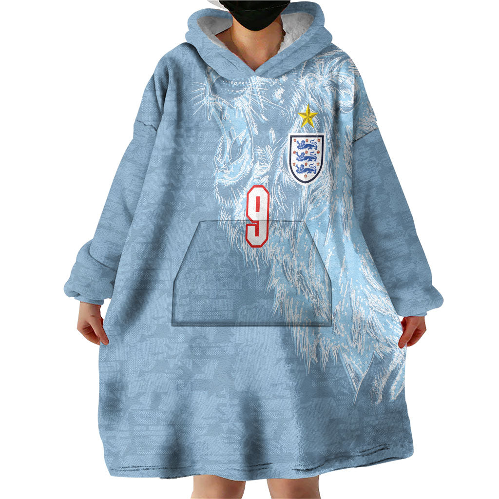 England National Football Custom Wearable Blanket Hoodie Lions Roar 2026 Glory