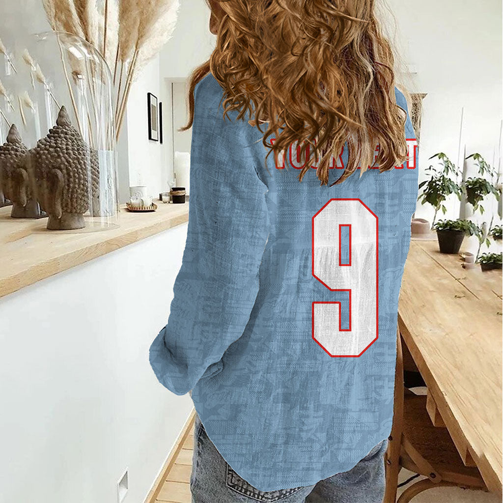 England National Football Custom Women Casual Shirt Lions Roar 2026 Glory