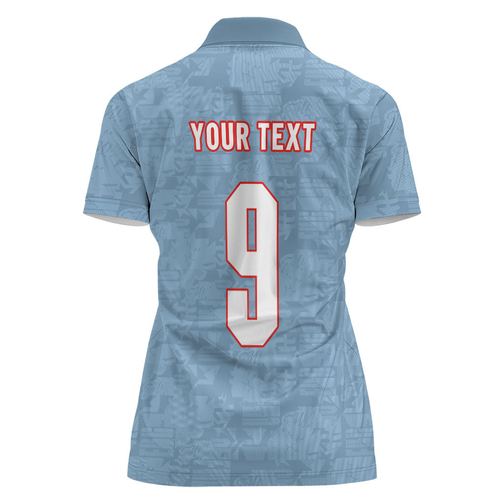 England National Football Custom Women Polo Shirt Lions Roar 2026 Glory