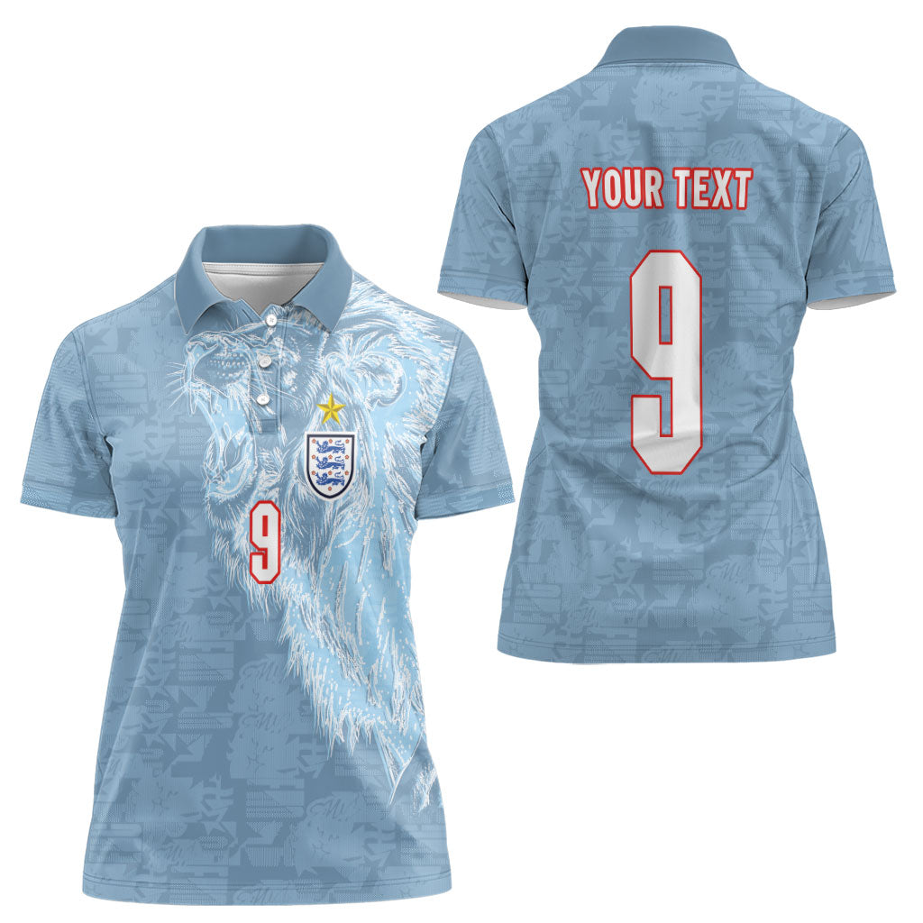 England National Football Custom Women Polo Shirt Lions Roar 2026 Glory