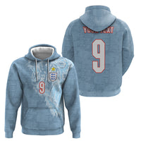 England National Football Custom Zip Hoodie Lions Roar 2026 Glory