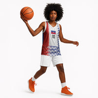 Haiti Football Custom Basketball Jersey Tribal African Abstract Graphic
