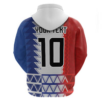 Haiti Football Custom Hoodie Tribal African Abstract Graphic