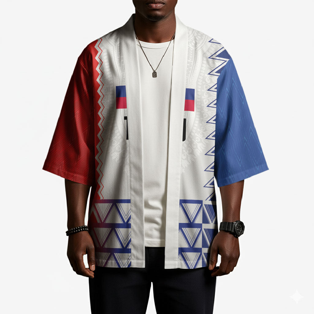 Haiti Football Custom Kimono Tribal African Abstract Graphic