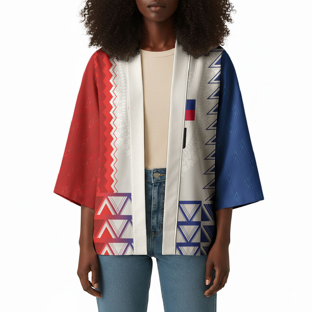 Haiti Football Custom Kimono Tribal African Abstract Graphic