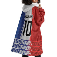 Haiti Football Custom Wearable Blanket Hoodie Tribal African Abstract Graphic