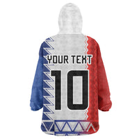 Haiti Football Custom Wearable Blanket Hoodie Tribal African Abstract Graphic