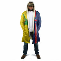Haiti and Brazil Football Custom Cloak Splash Half Split