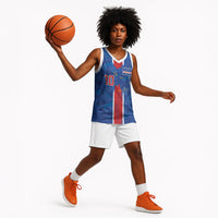 Cabo Verde Custom Basketball Jersey Paint Brush Stroke Shark Pattern Map Design
