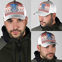 Ukraine Merry Christmas Classic Cap Ukraine Emblem and Vyshyvanka Xmas Style - Wonder Print Shop
