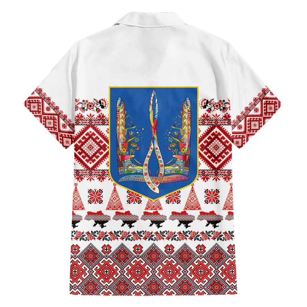 Ukraine Merry Christmas Family Matching Puletasi and Hawaiian Shirt Ukraine Emblem and Vyshyvanka Xmas Style - Wonder Print Shop