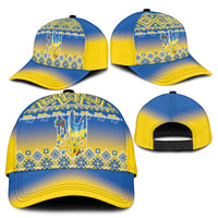 Ukraine Merry Christmas Classic Cap Ukraine Emblem and Vyshyvanka Flag Color Style - Wonder Print Shop