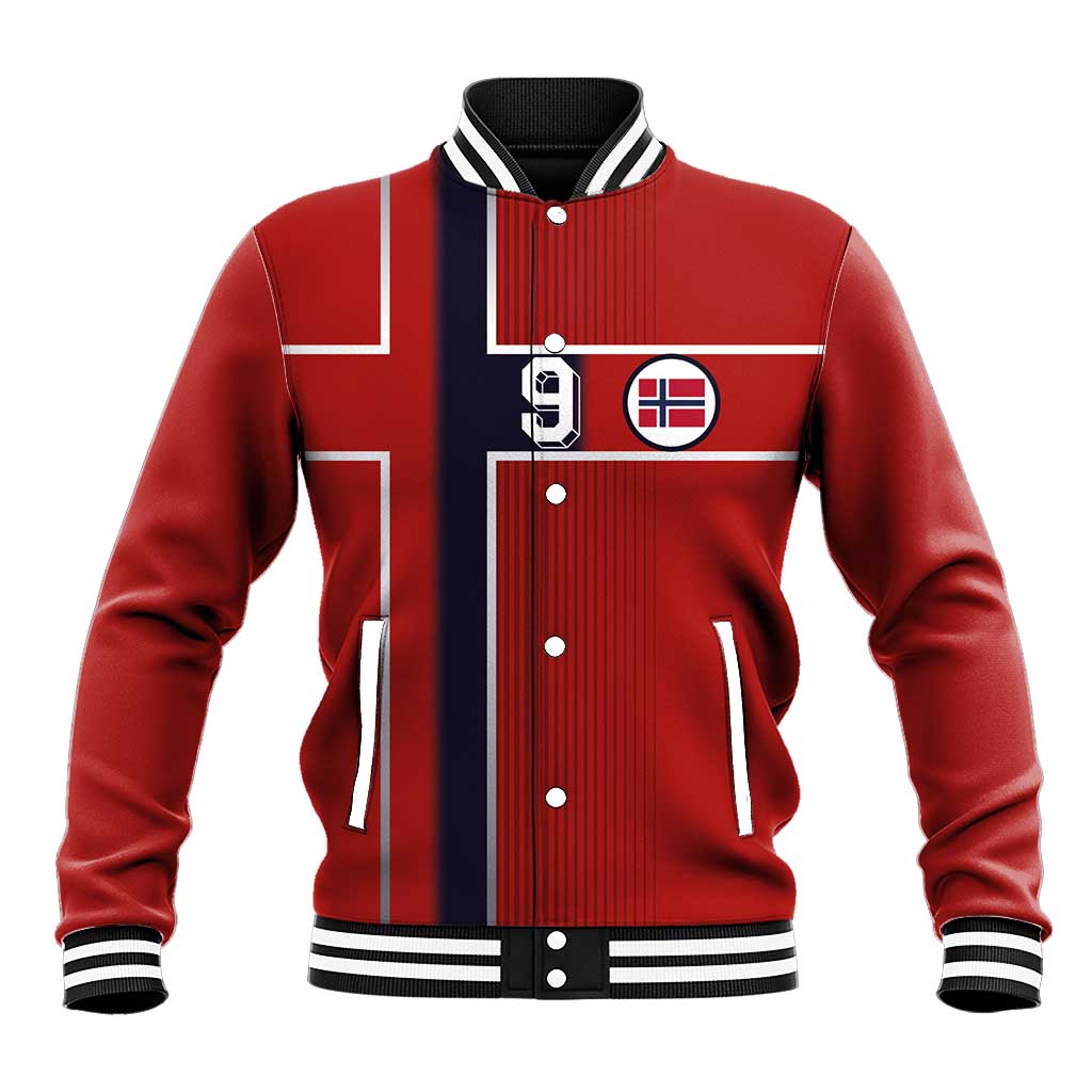 Custom Norway Football Baseball Jacket Retro Style