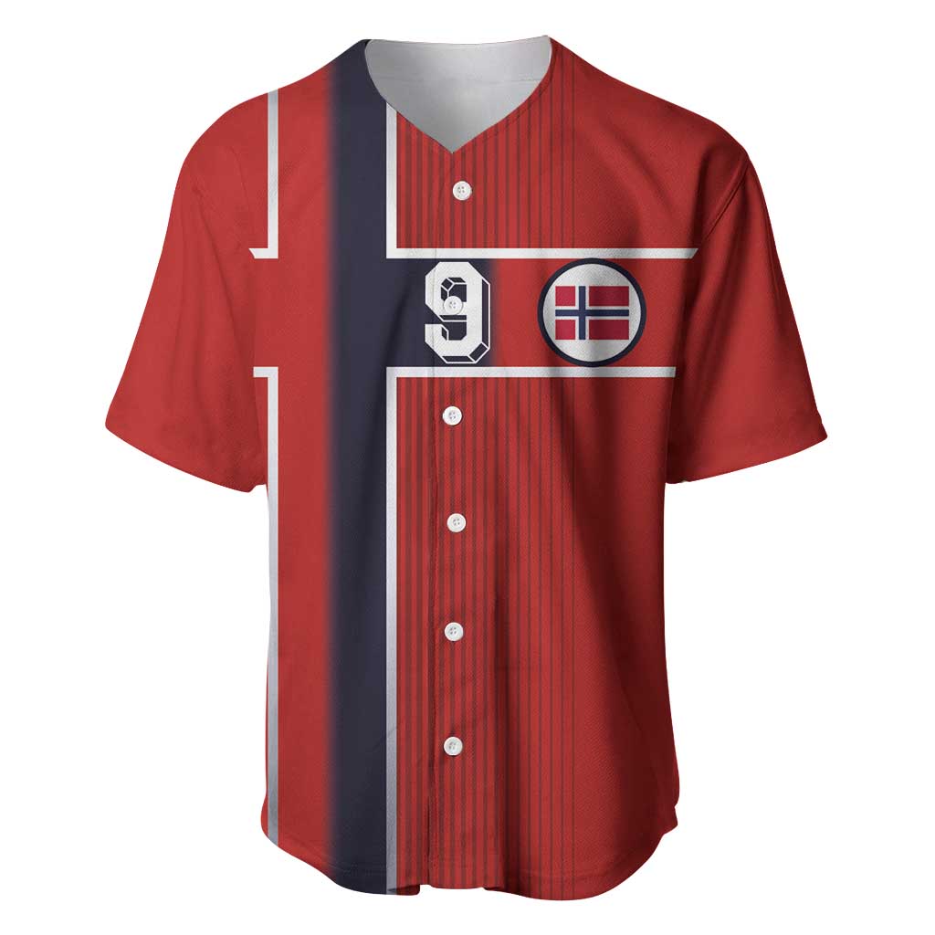 Custom Norway Football Baseball Jersey Retro Style