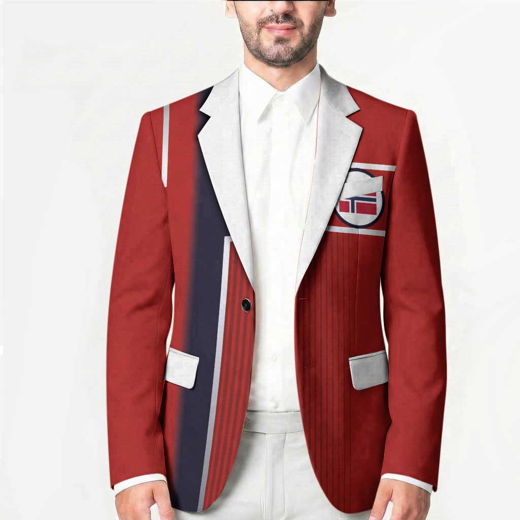 Custom Norway Football Blazer Retro Style