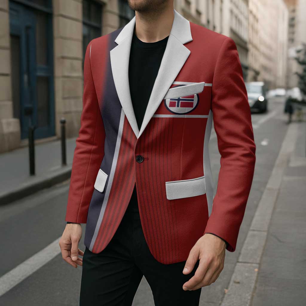 Custom Norway Football Blazer Retro Style