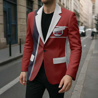 Custom Norway Football Blazer Retro Style