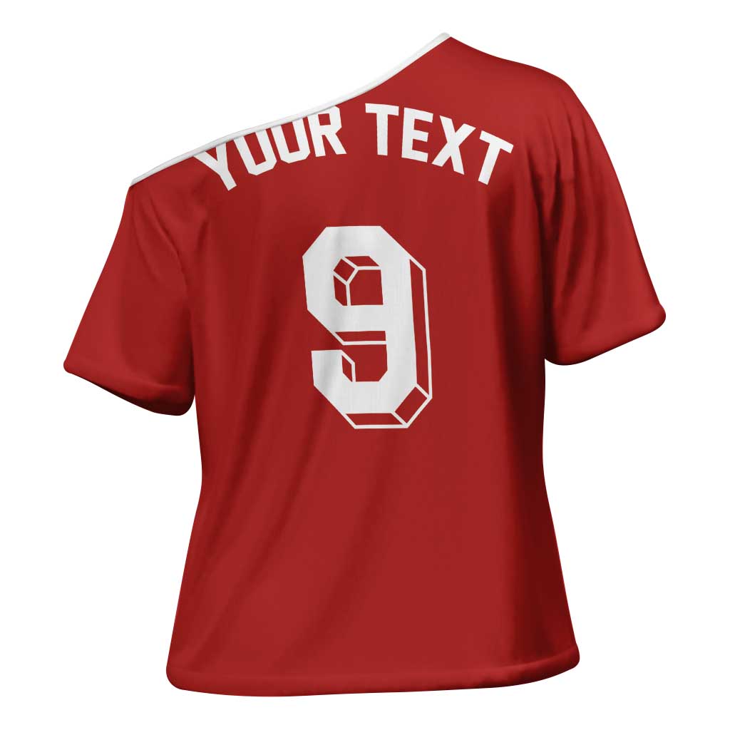 Custom Norway Football Cross Shoulder Shirt Retro Style