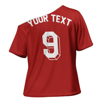 Custom Norway Football Cross Shoulder Shirt Retro Style
