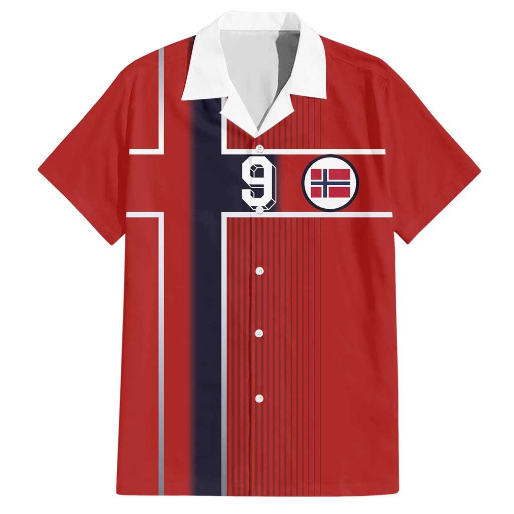 Custom Norway Football Hawaiian Shirt Retro Style