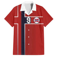 Custom Norway Football Hawaiian Shirt Retro Style