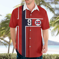 Custom Norway Football Hawaiian Shirt Retro Style