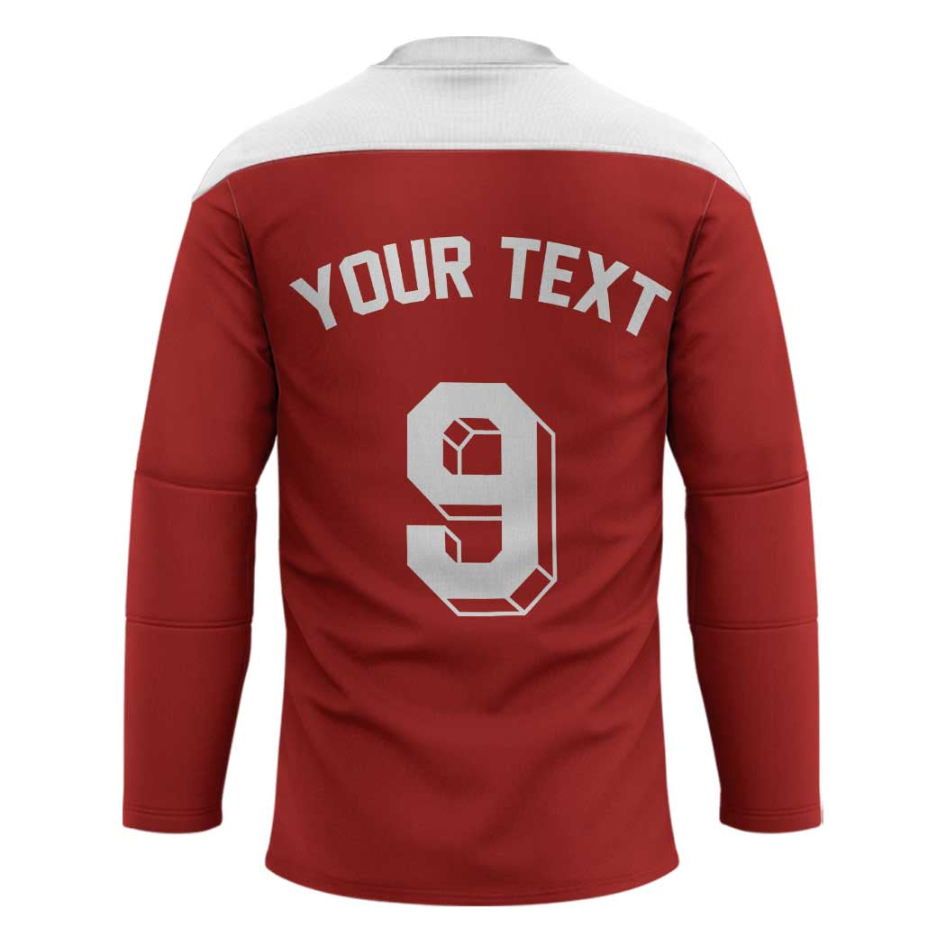 Custom Norway Football Hockey Jersey Retro Style
