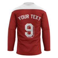 Custom Norway Football Hockey Jersey Retro Style
