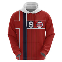 Custom Norway Football Hoodie Retro Style