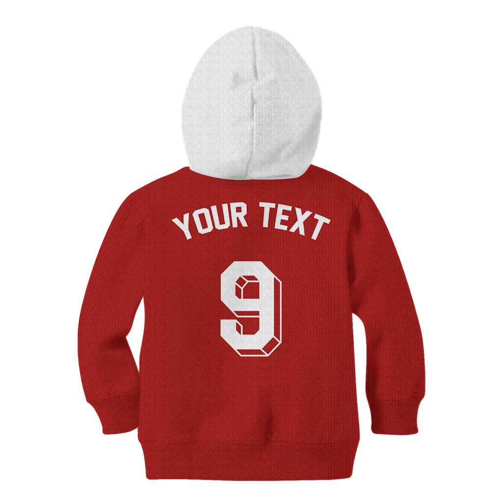 Custom Norway Football Kid Hoodie Retro Style