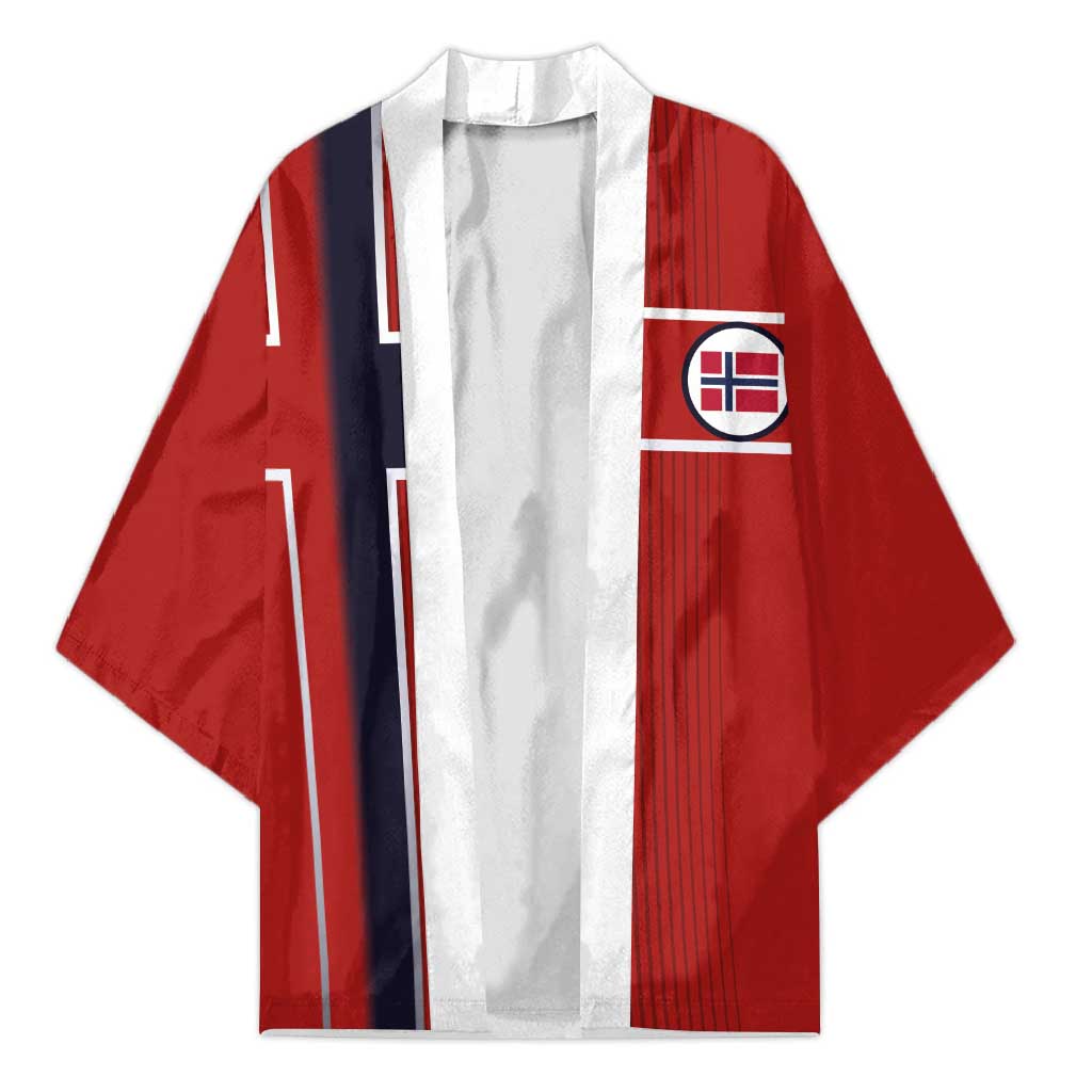 Custom Norway Football Kimono Retro Style