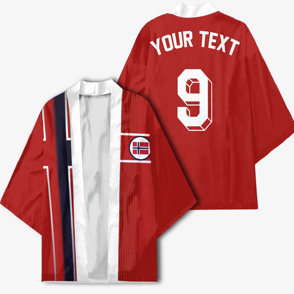 Custom Norway Football Kimono Retro Style