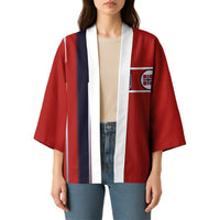 Custom Norway Football Kimono Retro Style