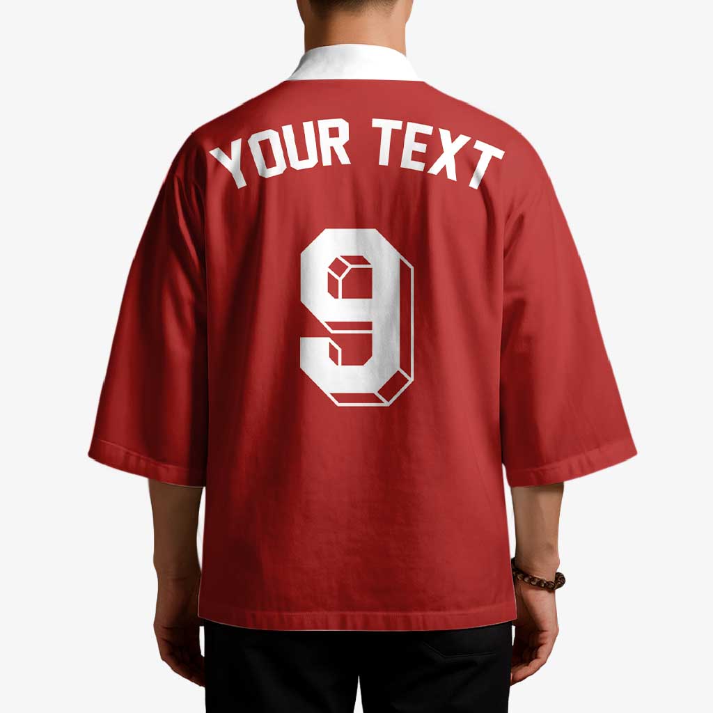 Custom Norway Football Kimono Retro Style
