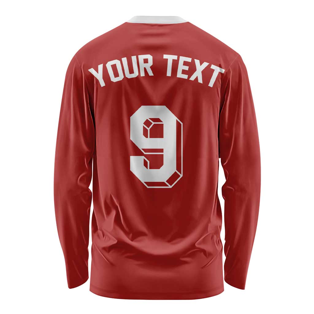 Custom Norway Football Long Sleeve Shirt Retro Style