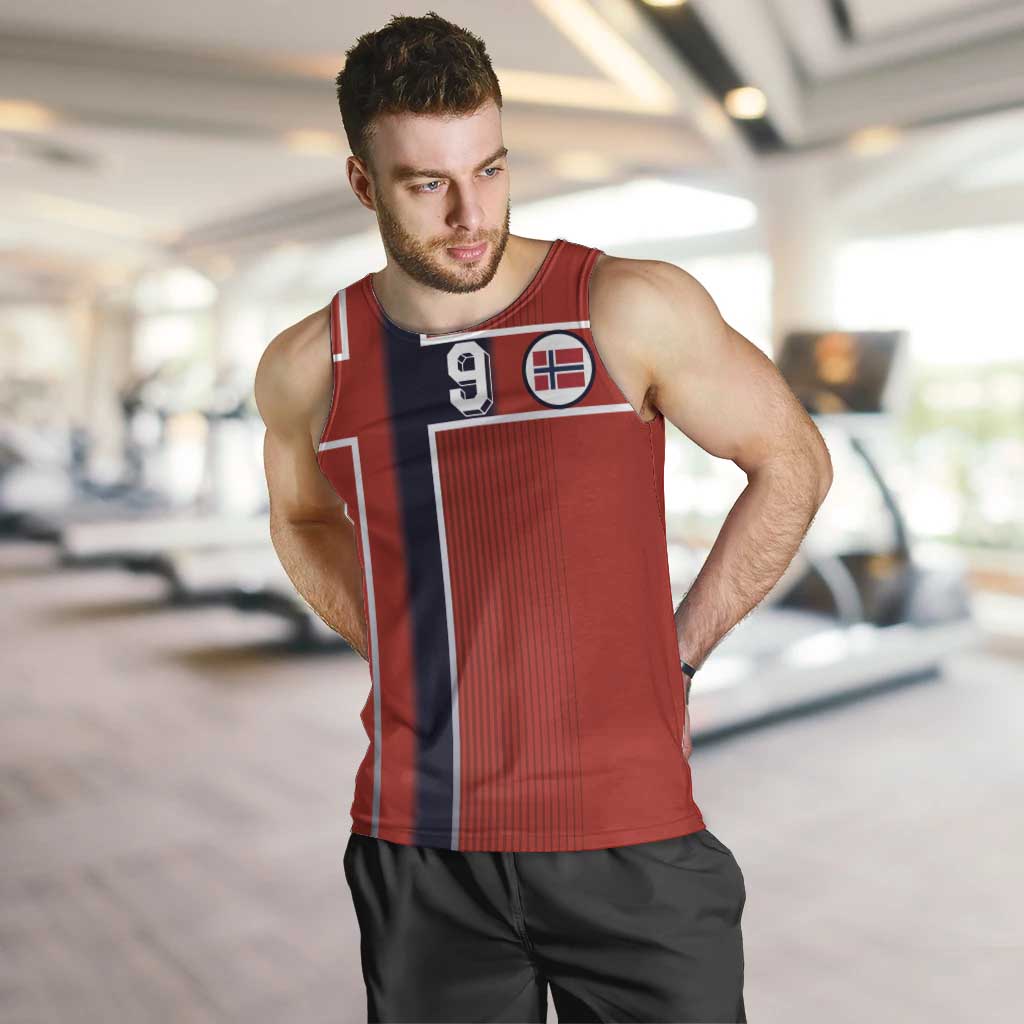 Custom Norway Football Men Tank Top Retro Style