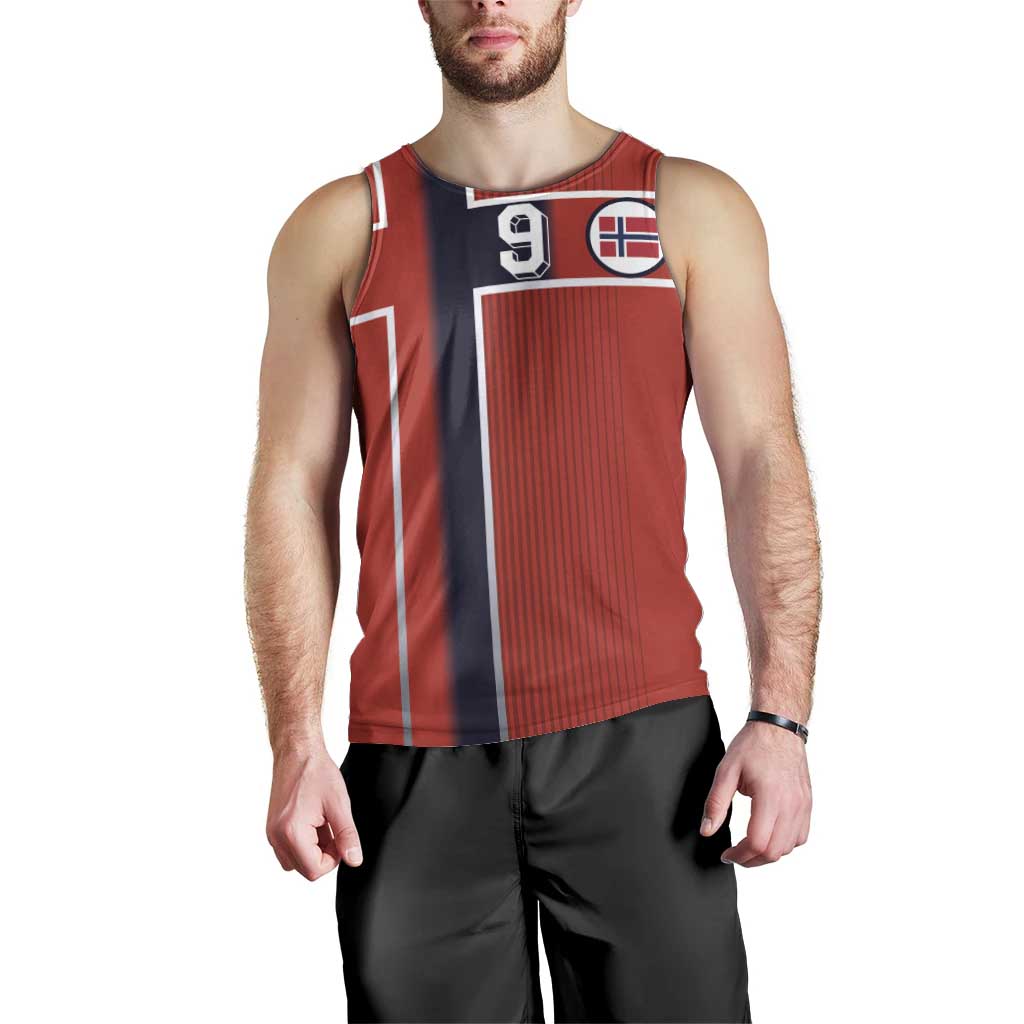 Custom Norway Football Men Tank Top Retro Style