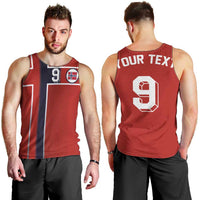 Custom Norway Football Men Tank Top Retro Style
