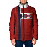 Custom Norway Football Padded Jacket Retro Style