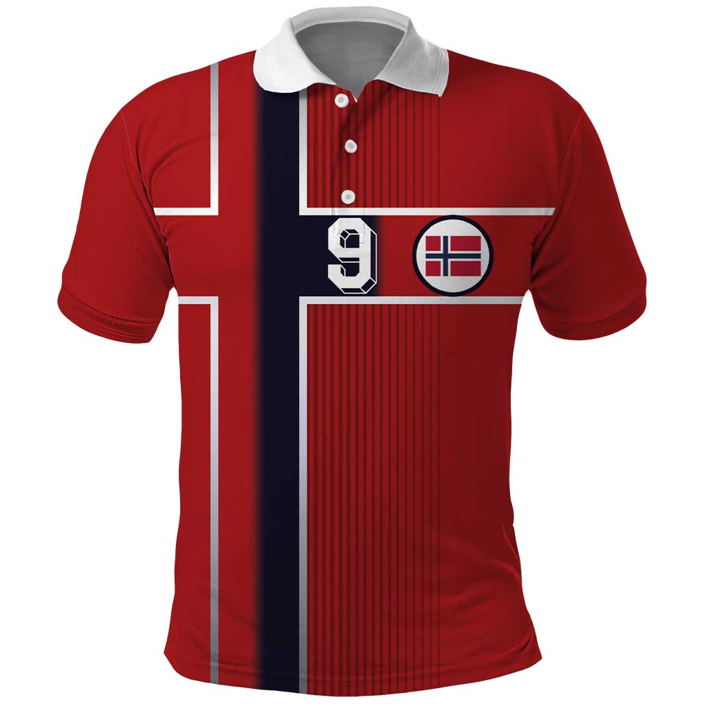 Custom Norway Football Polo Shirt Retro Style